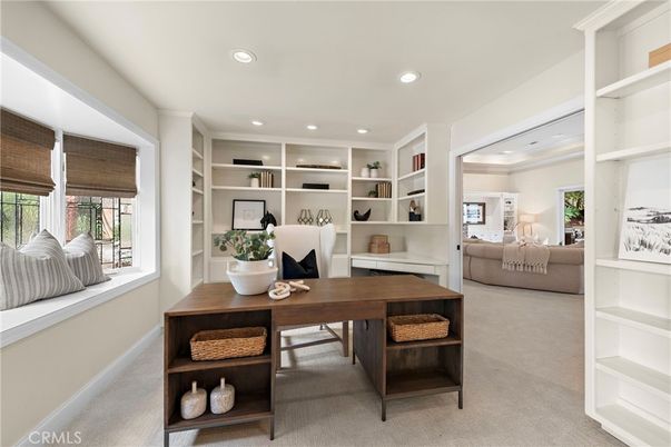 Home Office, Interior, Recessed Lighting
