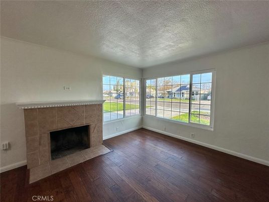Empty room, Fireplace, Interior, Wood Texture Flooring