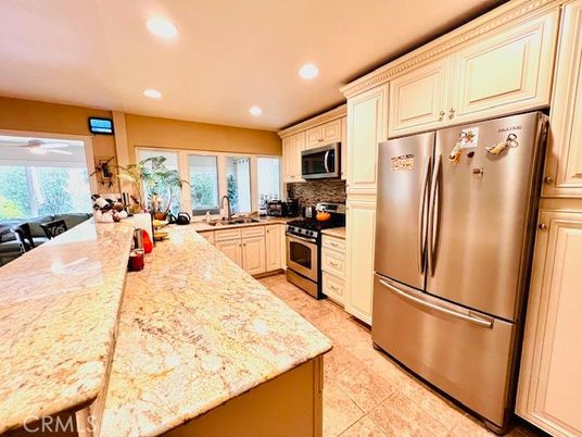 Interior, Kitchen, Recessed Lighting, Stainless Steel Appliances