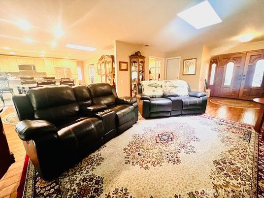 Interior, Kitchen, Living room, Recessed Lighting, Wood Texture Flooring