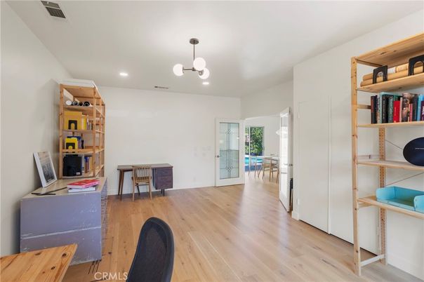 Interior, Pendant Lights, Recessed Lighting, Wood Texture Flooring
