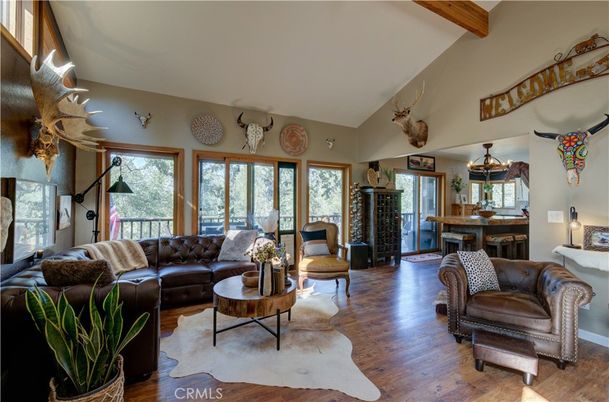 Dining room, Interior, Living room, Wooden Beams, Wood Texture Flooring