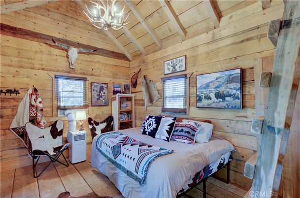 Bedroom, Interior, Wooden Ceilings, Wooden Walls
