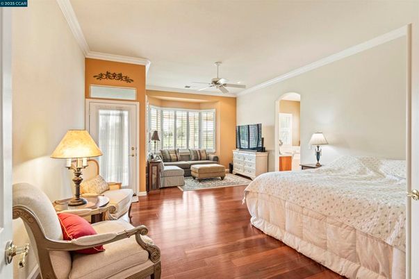 Bedroom, Interior, Wood Texture Flooring