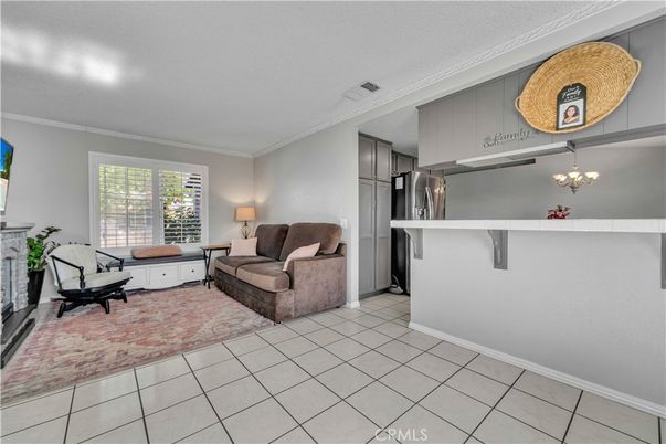 Fireplace, Interior, Kitchen, Living room