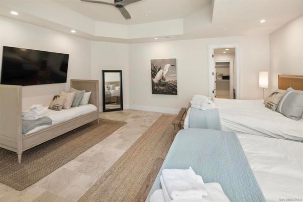 Bedroom, Interior, Recessed Lighting