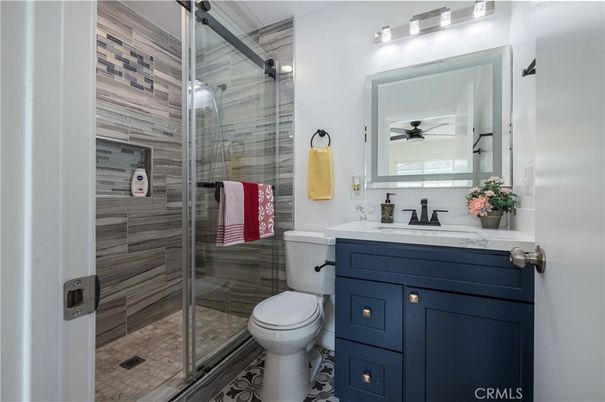 Bathroom, Glass Shower, Interior