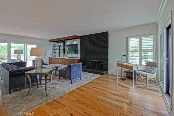 Fireplace, Interior, Living room, Stone Walls, Wood Texture Flooring