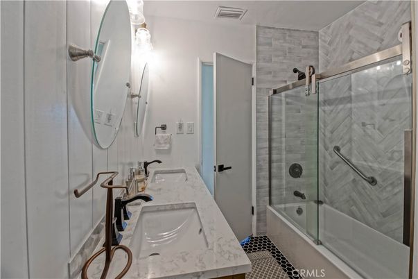 Bathroom, Glass Shower, Interior, Marble Walls