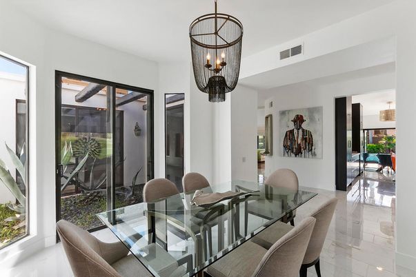 Chandelier, Dining room, Interior, Pendant Lights