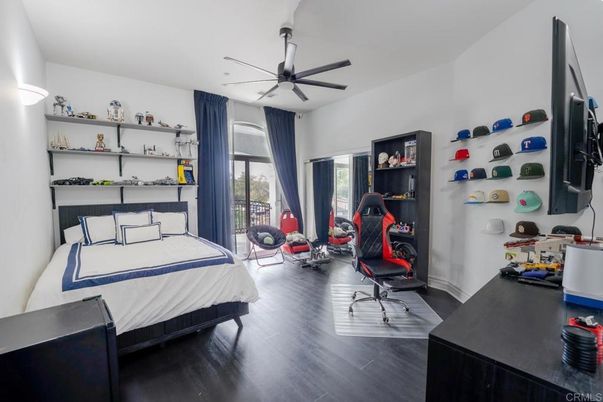 Bedroom, Home Office, Interior, Wood Texture Flooring