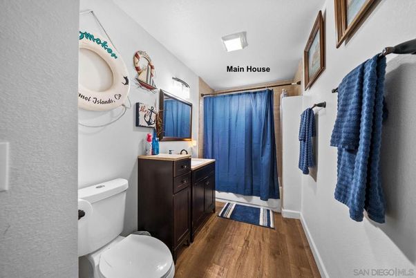 Bathroom, Interior, Wood Texture Flooring