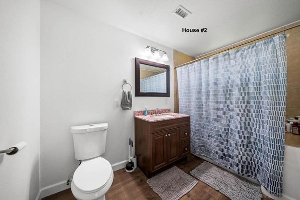 Bathroom, Interior, Wood Texture Flooring