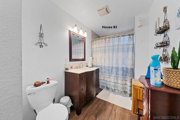 Bathroom, Interior, Wood Texture Flooring