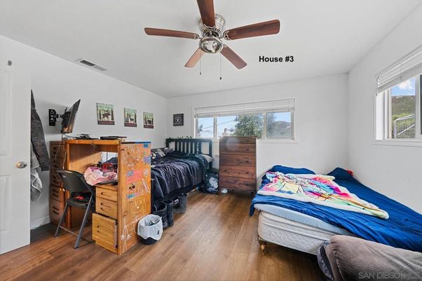 Bedroom, Interior, Wood Texture Flooring