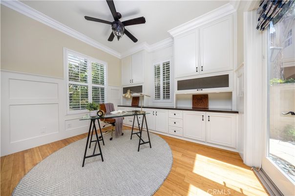 Home Office, Interior, Wood Texture Flooring