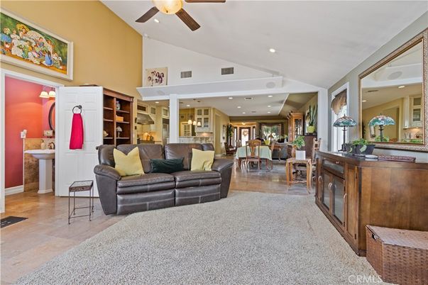 Dining room, Interior, Kitchen, Living room, Recessed Lighting
