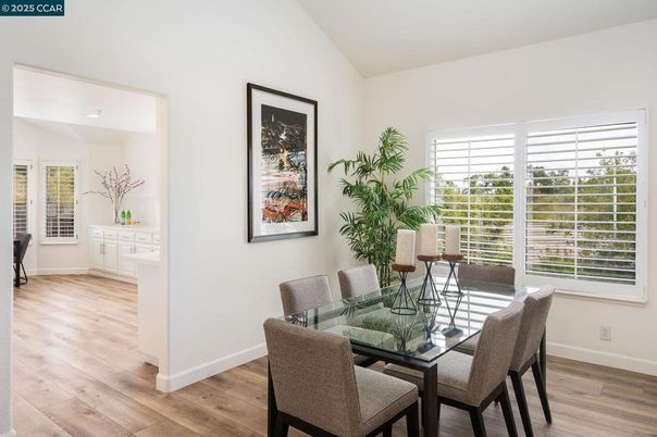 Dining room, Interior, Wood Texture Flooring