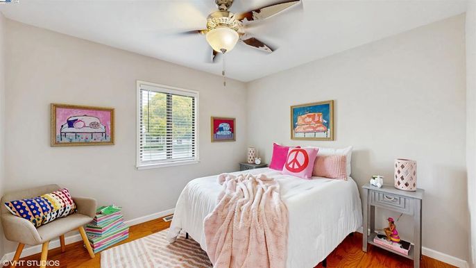 Bedroom, Interior, Wood Texture Flooring