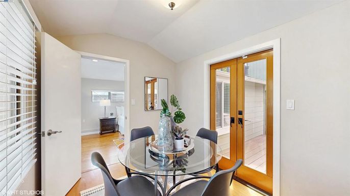 Dining room, Interior, Wood Texture Flooring