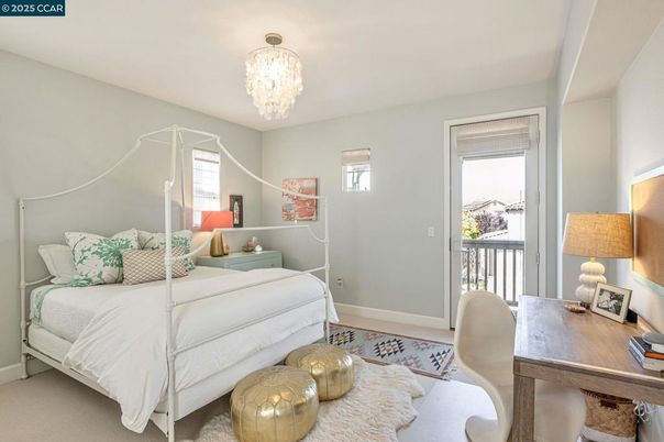 Bedroom, Chandelier, Interior