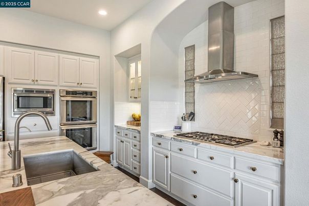 Interior, Kitchen, Recessed Lighting, Stainless Steel Appliances