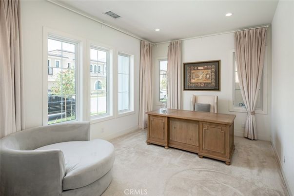 Home Office, Interior, Recessed Lighting