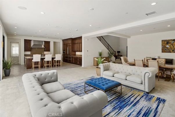 Dining room, Interior, Kitchen, Living room, Recessed Lighting