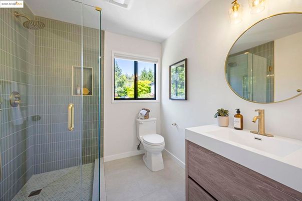Bathroom, Glass Shower, Interior
