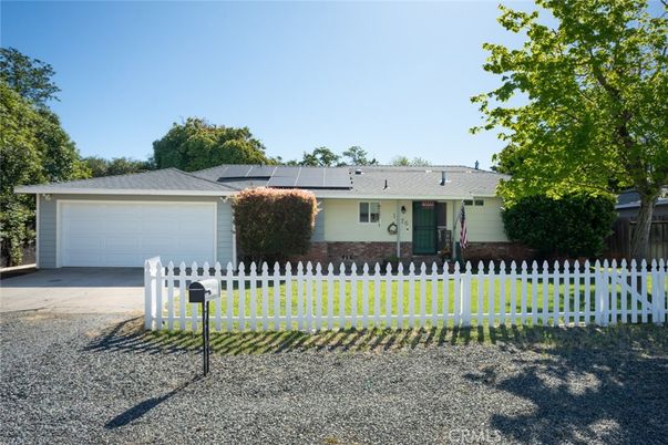 Attached, Backyard, Exterior, Facade, Solar Panels, Ranch