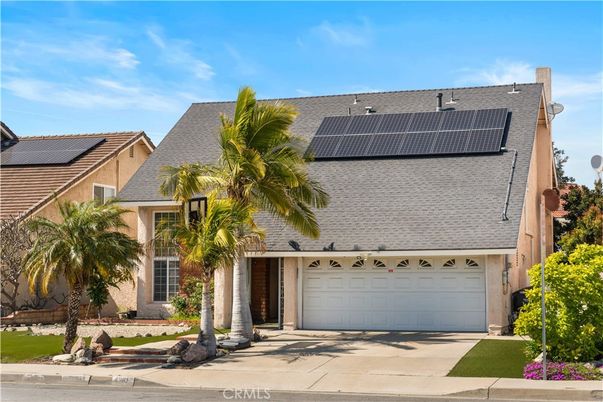 Attached, Exterior, Facade, Solar Panels, Mediterranean