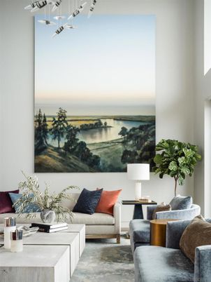 Interior, Living room, Water
