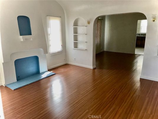 Empty room, Fireplace, Interior, Wood Texture Flooring