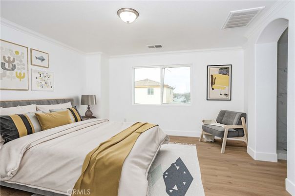Bedroom, Interior, Wood Texture Flooring