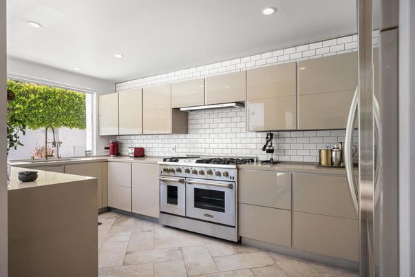 Interior, Kitchen, Recessed Lighting, Stainless Steel Appliances