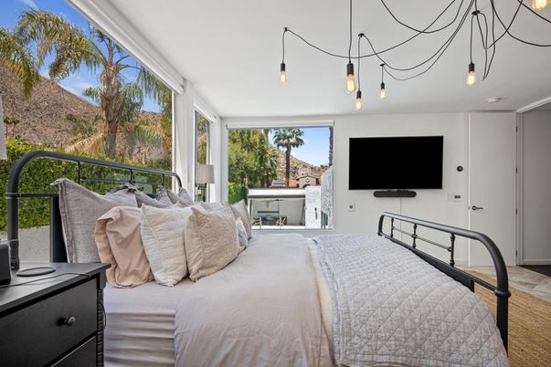 Bedroom, Interior, Pendant Lights