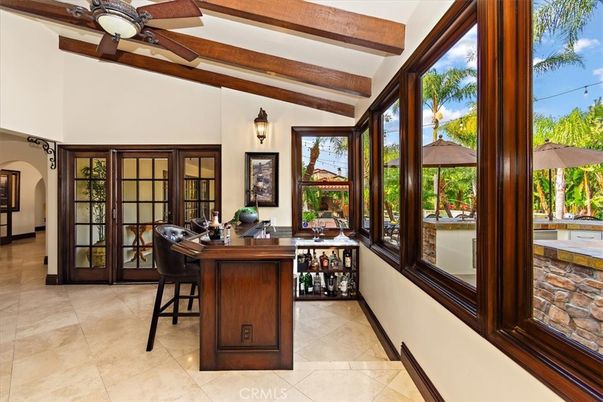 Home Office, Interior, Wooden Beams