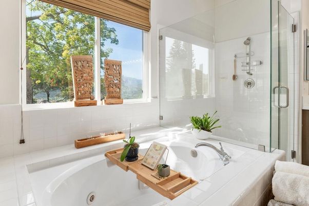 Bathroom, Glass Shower, Interior