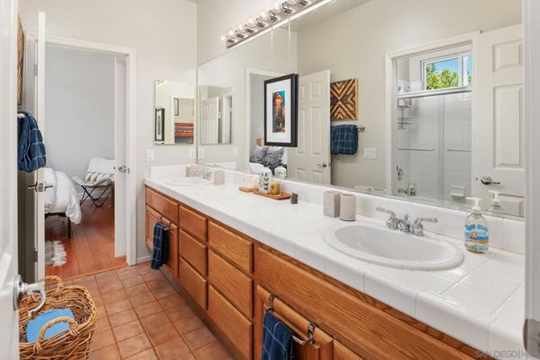 Bathroom, Bedroom, Dual Sink Vanities, Interior, Tile Countertops
