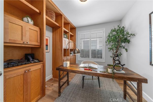 Home Office, Interior, Wood Texture Flooring
