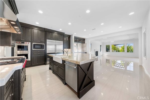 Interior, Kitchen, Recessed Lighting, Stainless Steel Appliances