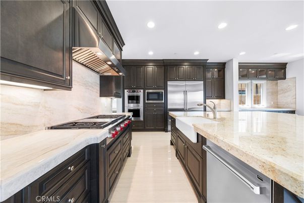 Interior, Kitchen, Recessed Lighting, Stainless Steel Appliances