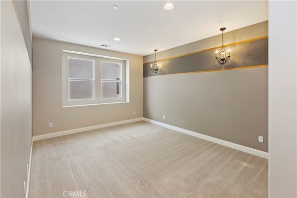 Chandelier, Empty room, Interior, Recessed Lighting