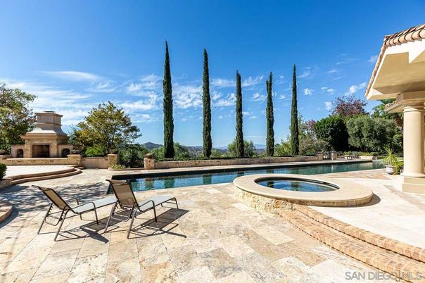 Exterior, Fireplace, Pool