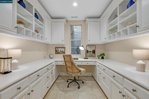 Home Office, Interior, Recessed Lighting