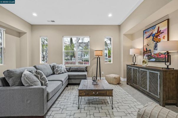 Interior, Living room, Recessed Lighting