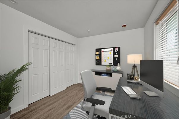 Home Office, Interior, Wood Texture Flooring