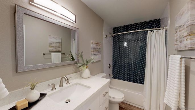 Bathroom, Interior, Wood Texture Flooring
