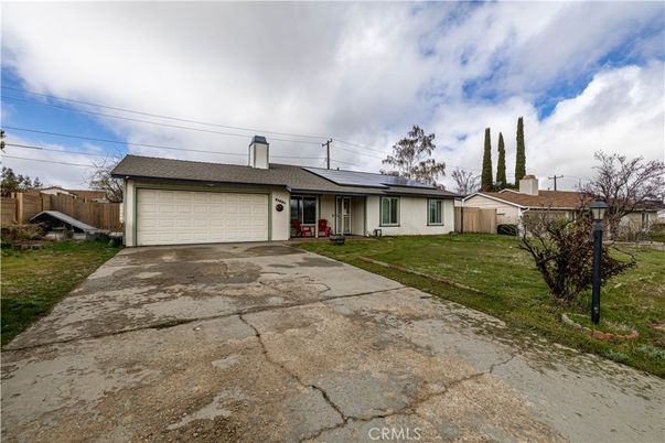 Attached, Backyard, Exterior, Facade, Solar Panels, Ranch