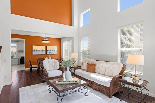 Dining room, Interior, Living room, Pendant Lights, Wood Texture Flooring